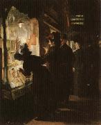 John sloan Picuture-Shop Window oil on canvas